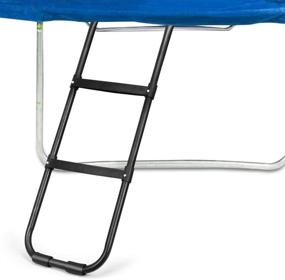 img 4 attached to 🪜 Gardenature Black Trampoline Ladder - 2 Wide Steps for Easy Access
