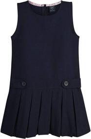 img 4 attached to 👗 Stylish Dresses for Girls' School Uniforms: U S Polo Assn Clothing Collection