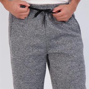 img 2 attached to 👖 Real Essentials 3 Pack: Men's Tech Fleece Active Athletic Casual Open Bottom Sweatpants with Pockets - Comfortable and Versatile Sweatpants for Men