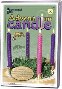 img 1 attached to 🐝 100% Beeswax Advent Candle Set