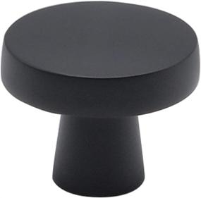 img 4 attached to 🚽 25-Pack Bathroom Cabinet Knobs in Black: homdiy MOLS5310BK Mushroom Drawer Knobs – Round Black Knobs for Kitchen Cabinets and Drawers