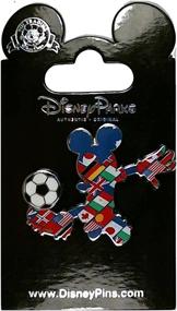 img 1 attached to Disney Mickey Mouse ⚽️ Soccer Player Pin - Multi-Country Collection