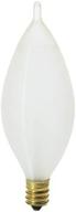 💡 satco s3404 soft white 2700k candelabra base incandescent light bulb - dimmable, 40w, 310 lumens logo