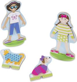 img 2 attached to 👗 Melissa & Doug Friends: Magnetic Dress Up Set for Imaginative Play