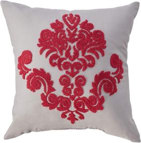 img 1 attached to 🛏️ Chic Home Cosmo Queen Red Comforter Set: Elegant Hotel Collection with 8 Pieces, Embroidered Design & Pillow Shams