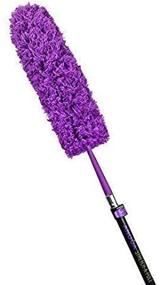 img 1 attached to 🧹 Anoda Microfiber Dusters with Extendable Heavy Duty Extension Pole – Ideal for High Ceiling Fans, Curtains, Blinds, Electronics, and Cobweb Cleaning