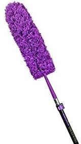 img 2 attached to 🧹 Anoda Microfiber Dusters with Extendable Heavy Duty Extension Pole – Ideal for High Ceiling Fans, Curtains, Blinds, Electronics, and Cobweb Cleaning