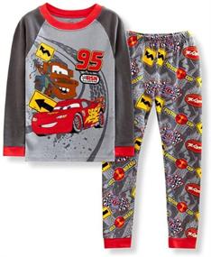 img 2 attached to 👕 Cute and Comfortable Pajama Cotton Clothes for Boys' Sleepwear & Robes