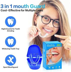 img 3 attached to 👶 Kids Mouth Guard for Teeth Grinding - Effective Night Guard for Bruxism and Grinding Issues - Dental Guard for 9 to 15 Years Old Children - 4 Pack