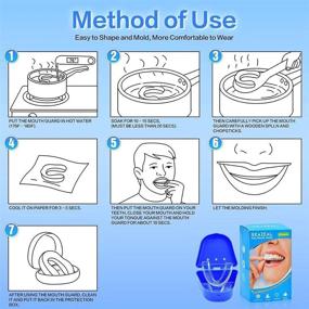 img 1 attached to 👶 Kids Mouth Guard for Teeth Grinding - Effective Night Guard for Bruxism and Grinding Issues - Dental Guard for 9 to 15 Years Old Children - 4 Pack