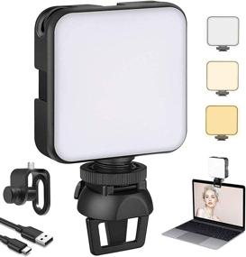 img 4 attached to 🌟 NexiGo 2021 Video Conference Lighting Kit: Dimmable & Rechargeable Laptop Webcam Lighting for Zoom Meeting, Vlogging, and Photography