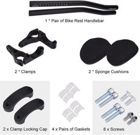 img 3 attached to 🚴 VGEBY Bike Rest Handlebars: Aero Bars for Racing and Long Distance Cycling