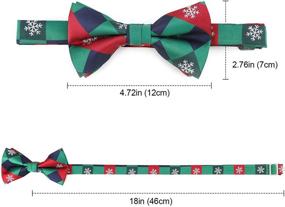 img 1 attached to Christmas Festival Adjustable Pre Tied Neckwear