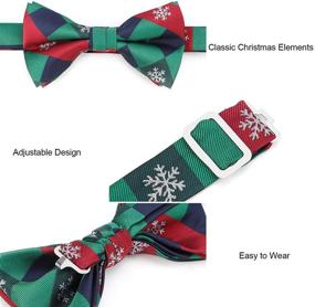 img 2 attached to Christmas Festival Adjustable Pre Tied Neckwear
