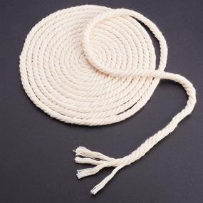 img 2 attached to BENECREAT Macrame Natural 4 Strand Handmade