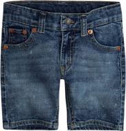 levis boys slim performance shorts logo