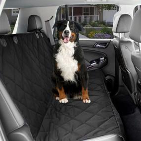 img 4 attached to 🐶 Premium KOPEKS Dog Car Seat Cover: Waterproof, Non-Slip, Padded, Quilted Protector with Seat Anchors and Head Straps