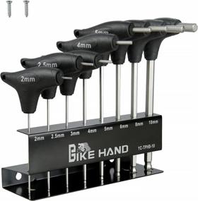 img 4 attached to 🔧 BIKEHAND Heavy Duty Bike Bicycle Twin Head Hex Allen Wrenches Tool Set