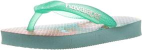 img 4 attached to Шлепанцы-киты Havaianas Kids Nemo and Dory, ледяной синий, размер 23/24 EU/9 M США для малышей - улучшенный SEO