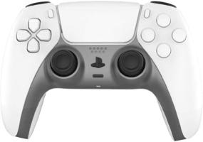 img 1 attached to 🎮 Gray PS5 Controller Decoration Strip - EJGAME DIY Replacement Shell Color Accessories for PS5 Controller Panel