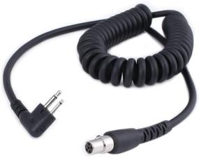 img 4 attached to 🔌 2-Pin to 5-Pin Coil Cord Cable for Motorola, HYT, Black Box Radio, and Speedcom Two-Way Handheld Radios and Headsets - Rugged Radios