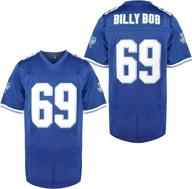 🏈 blue men's varsity blues football jersey, stitched, number 4#7#82#69, size 4xl logo