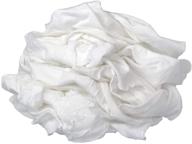 buffalo industries (12023) new wiping cloths - premium 10 lb. white box: sturdy and absorbent cleaning rags logo