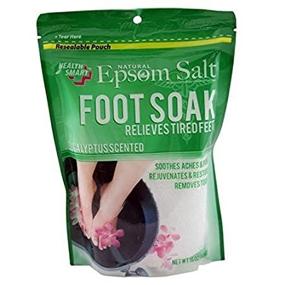 img 3 attached to 🦶 Revitalizing Eucalyptus Foot Soak: Natural Epsom Salt for Soothing Feet - 16oz (454G)