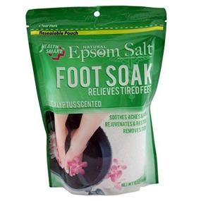 img 2 attached to 🦶 Revitalizing Eucalyptus Foot Soak: Natural Epsom Salt for Soothing Feet - 16oz (454G)