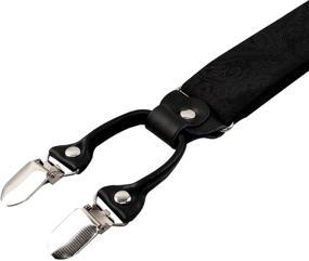 img 1 attached to 👔 Alizeal Green Adjustable Self Tied Suspenders - Men's Accessories in Ties, Cummerbunds & Pocket Squares