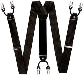 img 3 attached to 👔 Alizeal Green Adjustable Self Tied Suspenders - Men's Accessories in Ties, Cummerbunds & Pocket Squares