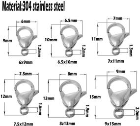 img 2 attached to Фурнитура из нержавеющей стали для браслета с лобстером