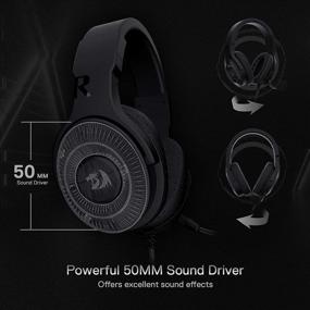 img 1 attached to Immerse in Gaming with Redragon H350 Pandora RGB Wired Gaming Headset - Dynamic RGB Backlight, Surround Sound, 50MM Drivers - PC/PS4/XBOX One/NS Compatible