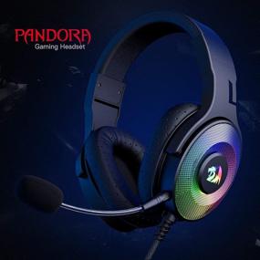 img 3 attached to Immerse in Gaming with Redragon H350 Pandora RGB Wired Gaming Headset - Dynamic RGB Backlight, Surround Sound, 50MM Drivers - PC/PS4/XBOX One/NS Compatible