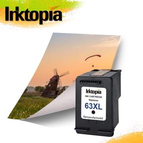 img 1 attached to Inktopia Remanufactured HP 63XL Ink Cartridges - 1 Black, High Yield, Ink Level Display - Compatible with HP Officejet 3830, 3831, 4650 - HP Envy 4512, 4516, 4520 - Deskjet 1112, 2130, 3630, 3633, 3634 Printers