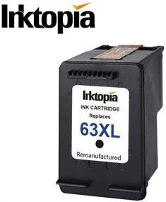 img 2 attached to Inktopia Remanufactured HP 63XL Ink Cartridges - 1 Black, High Yield, Ink Level Display - Compatible with HP Officejet 3830, 3831, 4650 - HP Envy 4512, 4516, 4520 - Deskjet 1112, 2130, 3630, 3633, 3634 Printers