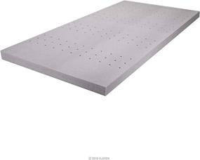 img 4 attached to LuxErgo Inch Foam Mattress Topper Furniture for Bedroom Furniture