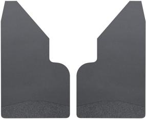 img 4 attached to Husky Liners Universal Mud Flaps 14-inch Wide 🐾 - Black Weight - for Universal Fit, (Model: 17153)