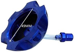 img 1 attached to CNC Aluminum Gas Fuel Tank Cap With Breather Valve For 50Cc 70Cc 90Cc 110Cc 125Cc 140Cc 150Cc 160Cc Pit Dirt Bike Motorized Bicycle (Blue)…