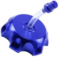 cnc aluminum gas fuel tank cap with breather valve for 50cc 70cc 90cc 110cc 125cc 140cc 150cc 160cc pit dirt bike motorized bicycle (blue)… logo