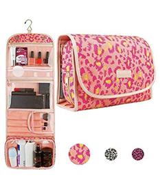 img 4 attached to 💼 TSA Approved Hanging Travel Toiletry Bag - Ultimate Cosmetic Organizer Kit for Women and Girls