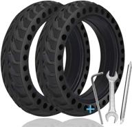 🛴 topown 2 pcs solid tires for xiaomi m365 & gotrax electric scooters: 8.5-inch, with installation tools, instructions, and video логотип