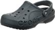 crocs unisex clog slate grey men's shoes for mules & clogs logo
