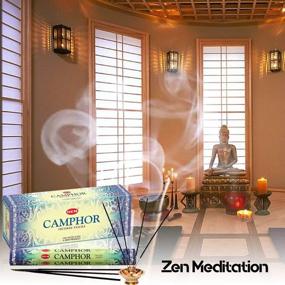 img 1 attached to 🌿 Camphor Incense Sticks - Pack of 120 Sticks - Hem Incense (Standard Version)