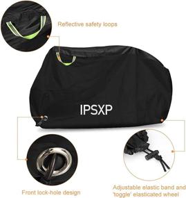 img 1 attached to 🚲 IPSXP Bike Cover for Outdoor Storage: Waterproof, Durable Bicycle Protection for Mountain & Road Bikes