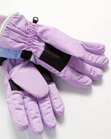 img 2 attached to 🧤 Girls' Winter Insulated Snow Ski Gloves by Disney - Minnie Mouse or Frozen II Elsa & Anna (Toddler/Little Girls)