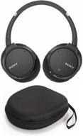 🎧 sony wh-ch700n wireless noise canceling headphones (black) bundle with headphone case and usb bluetooth adapter - complete package for an enhanced listening experience logo