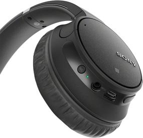 img 1 attached to 🎧 Беспроводные наушники Sony WH-CH700N с шумоподавлением (черные) в комплекте с чехлом для наушников и USB-адаптером Bluetooth - полный пакет для улучшенного звукового восприятия.