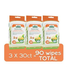 img 3 attached to 🧸 Aleva Naturals Pacifier & Toy Wipes - Multi-Purpose Baby Wipes, Extra Strong and Ultra Soft - Value Pack 90ct (30ct x 3)