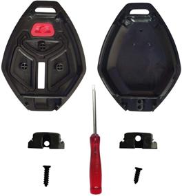 img 3 attached to Mitsubishi Key Fob Shell Replacement for Eclipse Endeavor Galant Lancer Outlander - Black Keyless Entry Remote Key Fob Shell Housing (1 Pack)